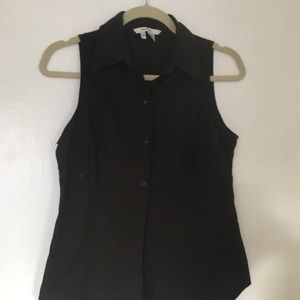 Zara Sleeveless Button Up